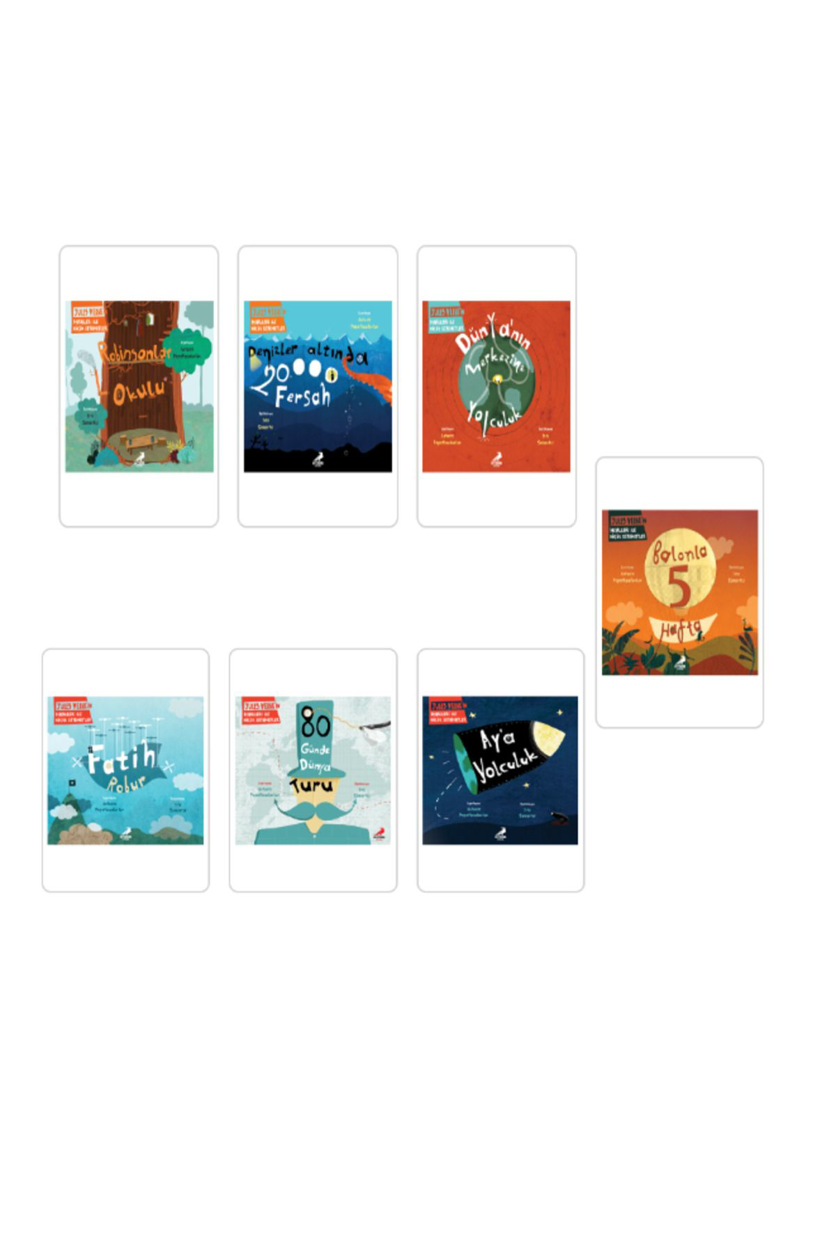 Erdem Çocuk Jules Verne Seri 7 Kitap