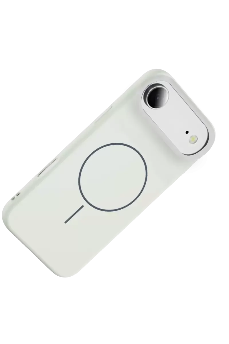 Jully MagSafe iPhone 17 Air ile Uyumlu Şık Kılıf - Beyaz