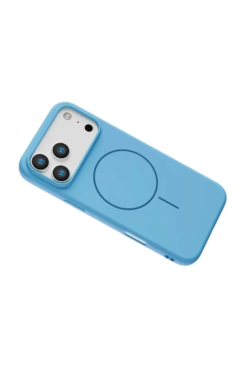 Jully MagSafe iPhone 17 Pro Max ile Uyumlu Mavi Kılıf - Şık ve Dayanıklı Koruma