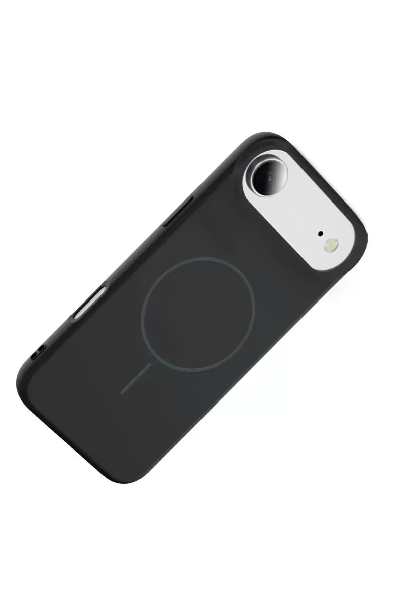 Jully MagSafe Kapak - iPhone 17 Air ile Uyumlu Siyah Şık ve Dayanıklı Kılıf, MagSafe Şarj Desteği