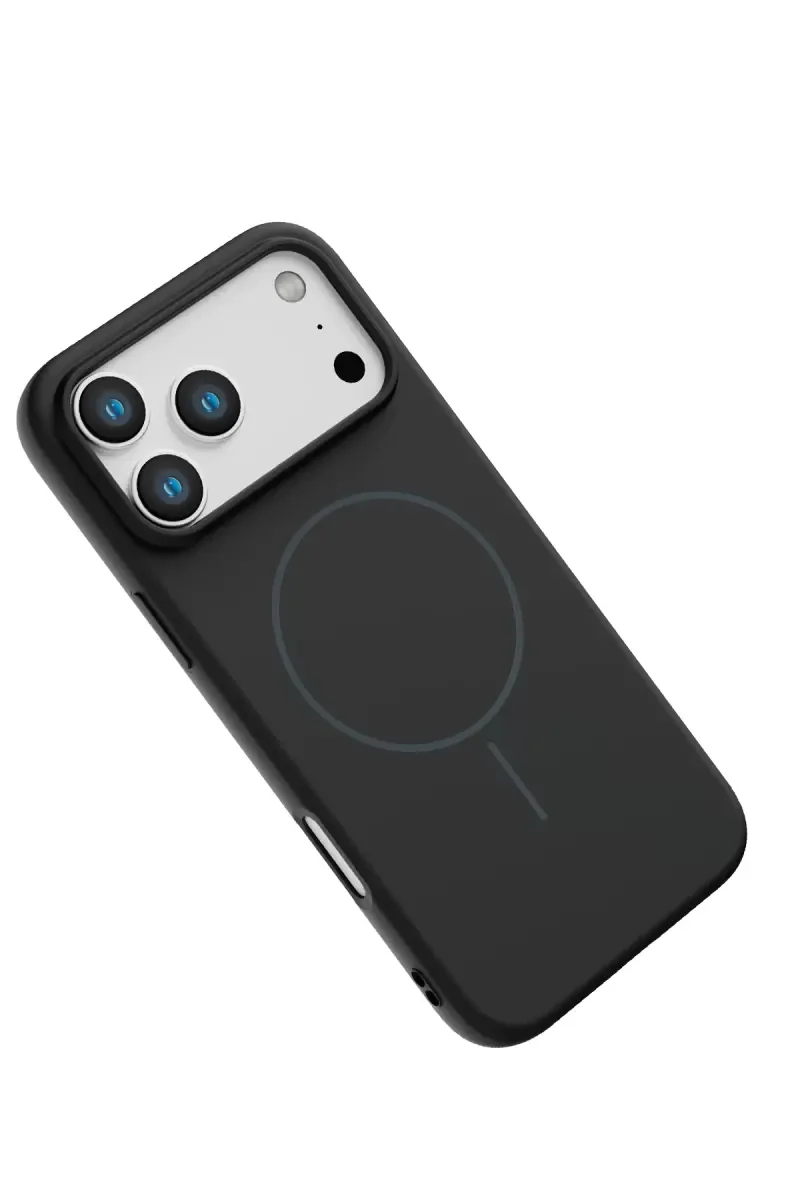 Jully MagSafe Kapak iPhone 17 Pro ile Uyumlu - Siyah