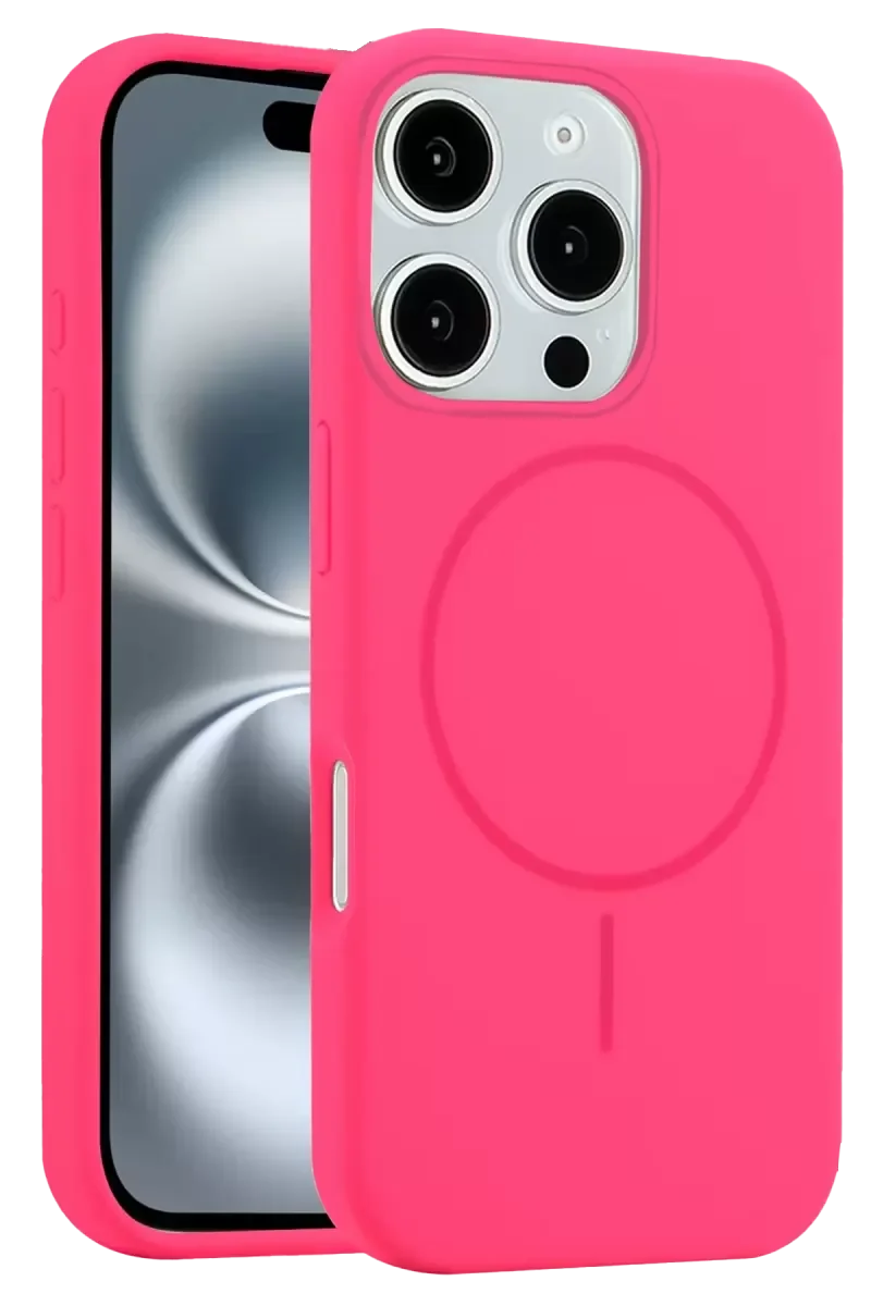 Jully MagSafe Kılıf iPhone 16 Pro Max ile Uyumlu - Pembe