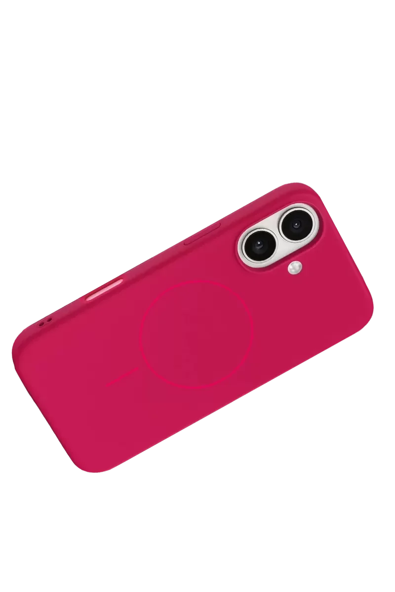 Jully MagSafe Kılıf - iPhone 17 ile Uyumlu Pembe Şık Koruyucu Kapak