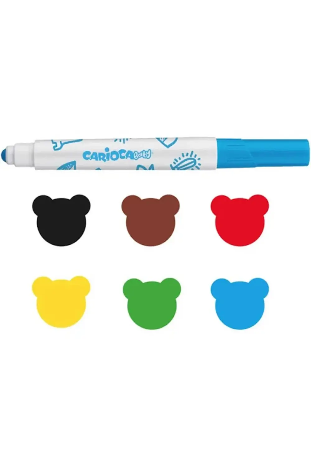 Jumbo 6'lı Bebek Süper Yıkanabilir Keçeli Boya Kalemi / 42813