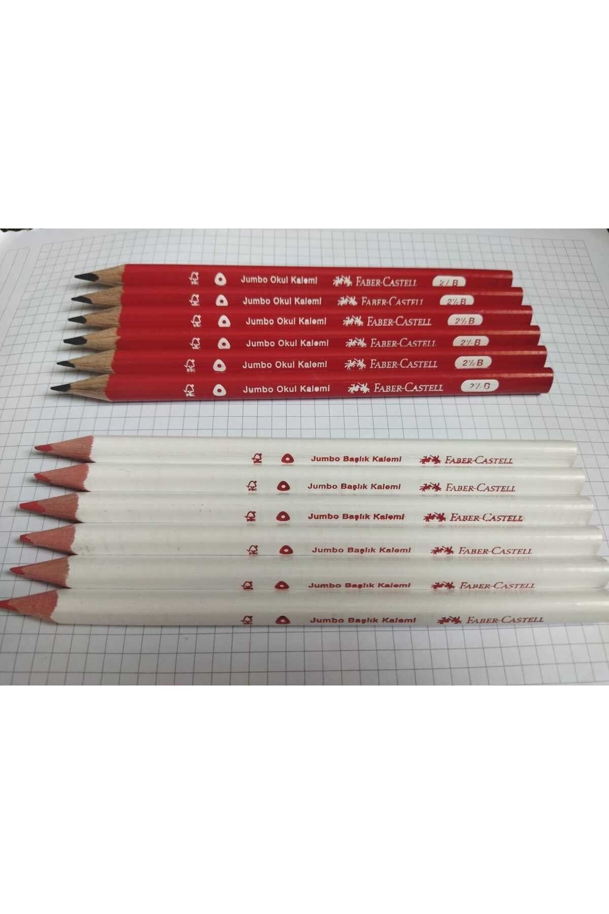 Faber Castell Jumbo Başlangiç Okul Ve Başlik Kalemi 12 Adet