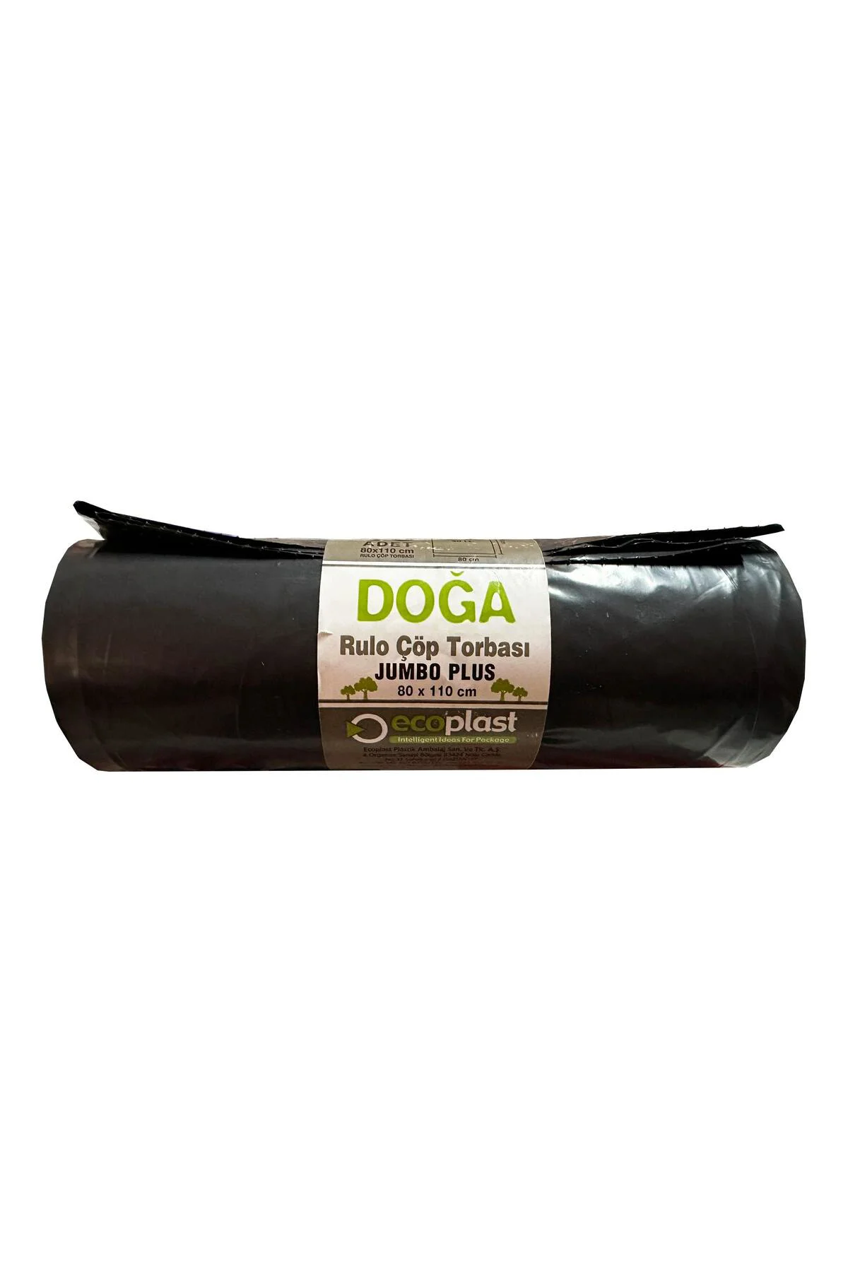 Jumbo Boy Siyah Çöp Torbası Poşeti - 700 Gr. - 90 Litre - 80 x 11