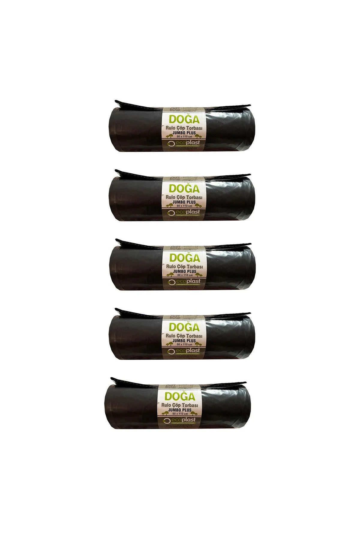 Jumbo Boy Siyah Çöp Torbası Poşeti - 700 Gr. - 90 Litre - 80 x 11