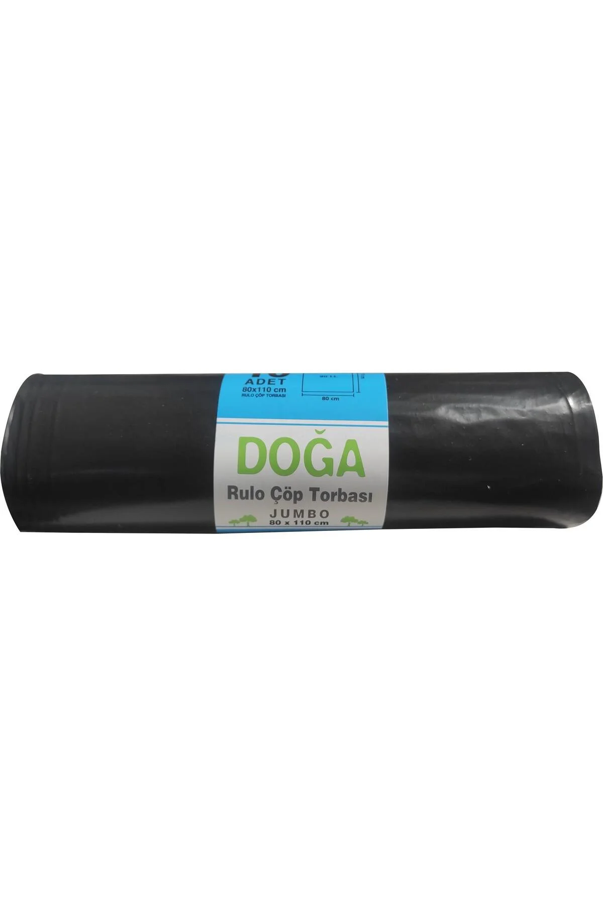Jumbo Boy Siyah Çöp Torbası Poşeti - 300 Gr. - 90 Litre - 80 x 11