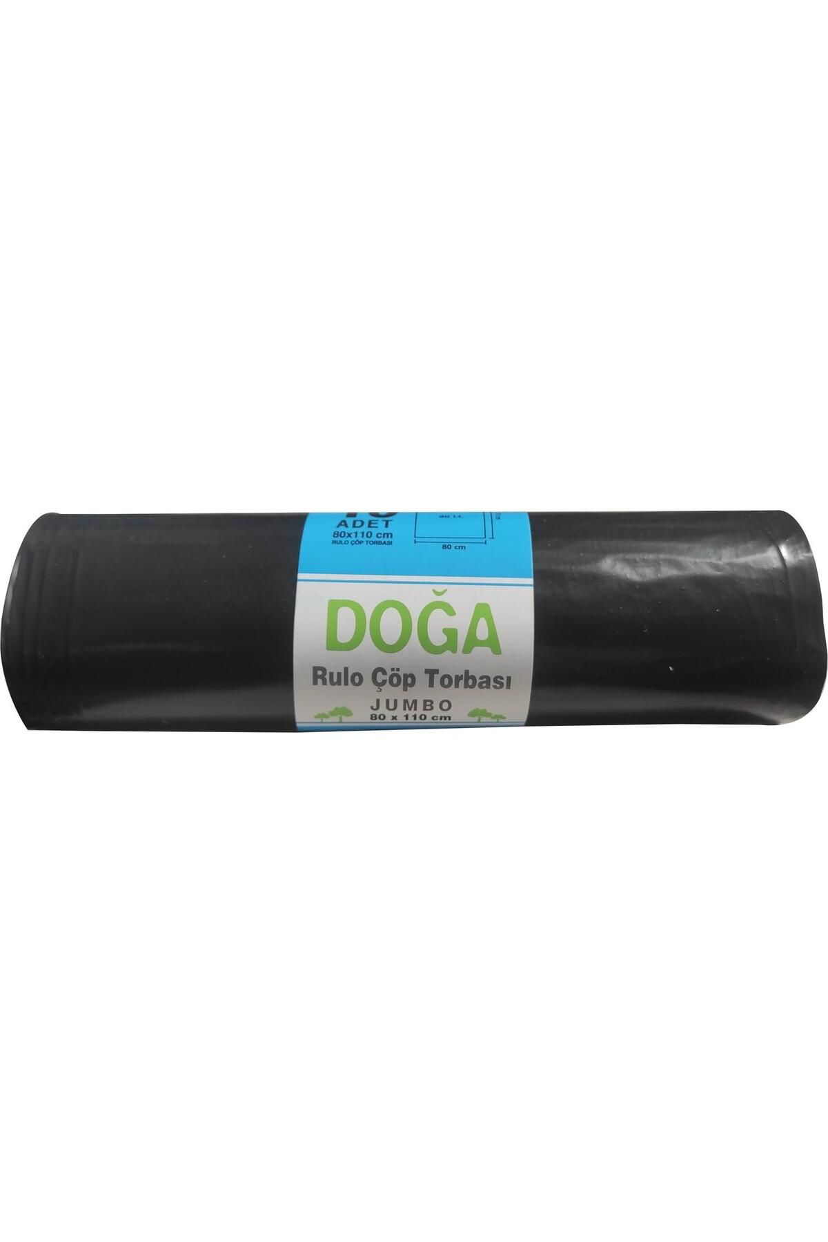 Ecoplast Jumbo Boy Siyah Çöp Torbası Poşeti - 300 Gr. - 90 Litre - 80 X 11