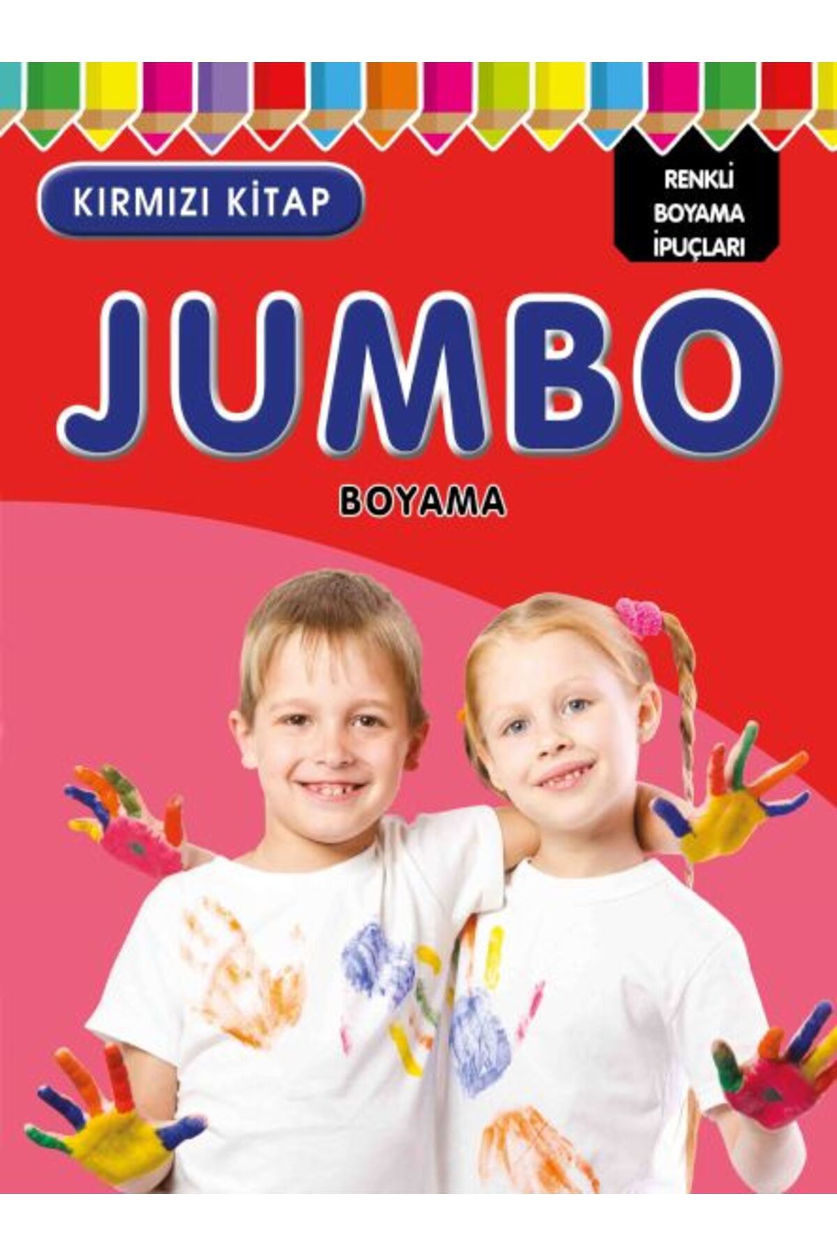 Parıltı Yayınları Jumbo Boyama Kırmızı
