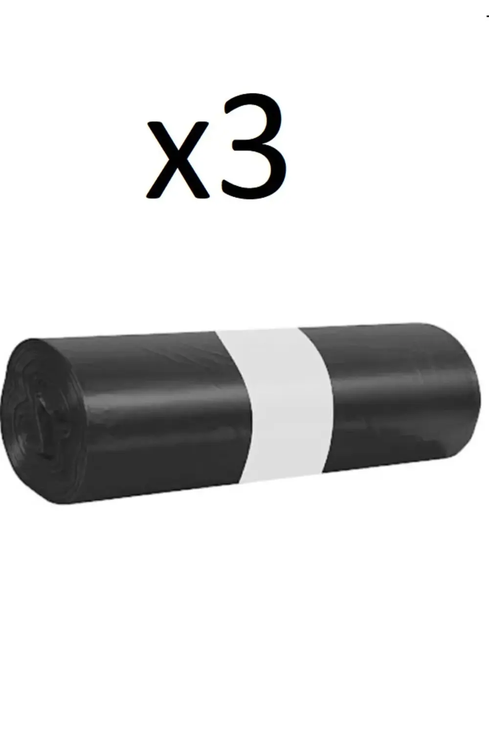 Jumbo Çöp Torbası 80 X 110 Büyük Çöp Torbası 300 Gr 3 Rulo 30 Ade