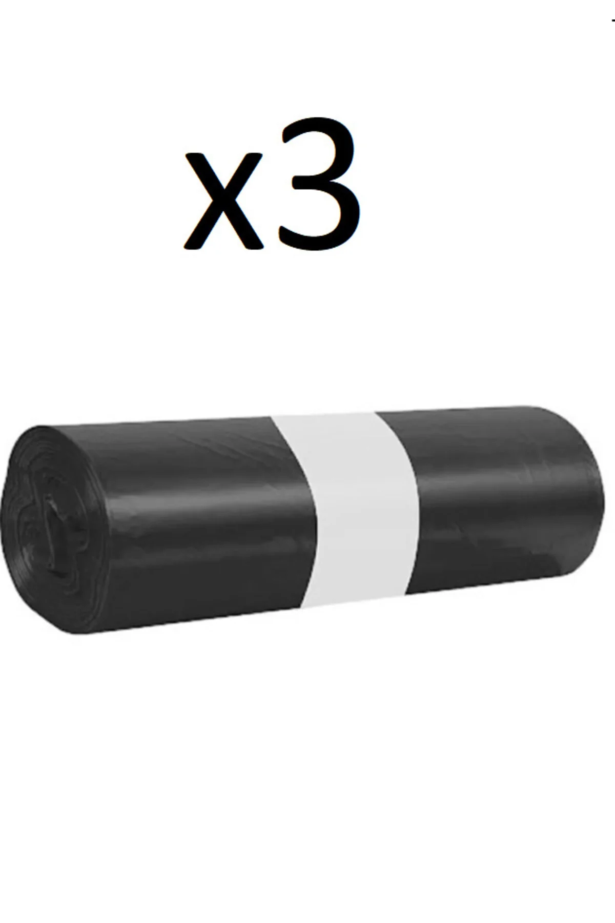 Jumbo Çöp Torbası 80 X 110 Büyük Çöp Torbası 300 Gr 3 Rulo 30 Ade