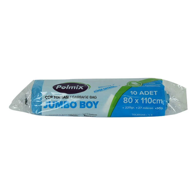Jumbo Çöp Torbası 80x110cm 90Lt Mavi Rulo – 220Gr Kalın Dayanıklı Çöp Torbası Fiyatı, Yorumları ve Özellikleri