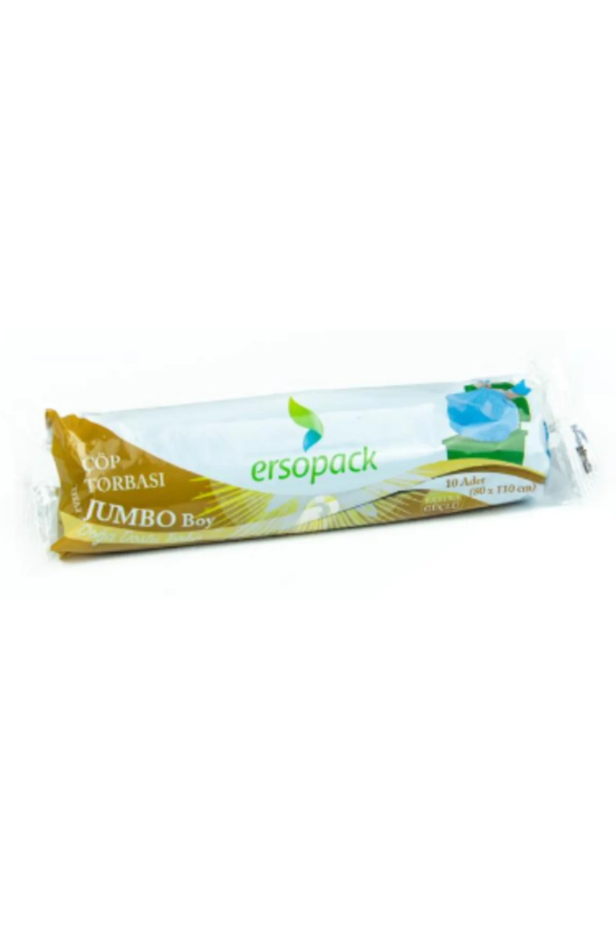 Jumbo Çöp Torbası Mavi 80*110 Cm 1 Rulo 10 Adet Jumbo Çöp Torbası Mavi 80*110 Cm 1 Rulo 10 Adet
