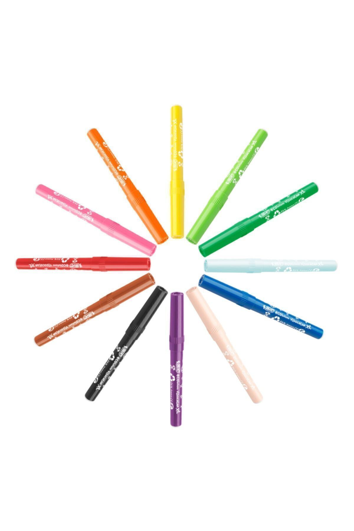 Jumbo Keçeli Boya Kalem 12'li  Jumbo Kuru Boya Kalem 12'li  Üçgen