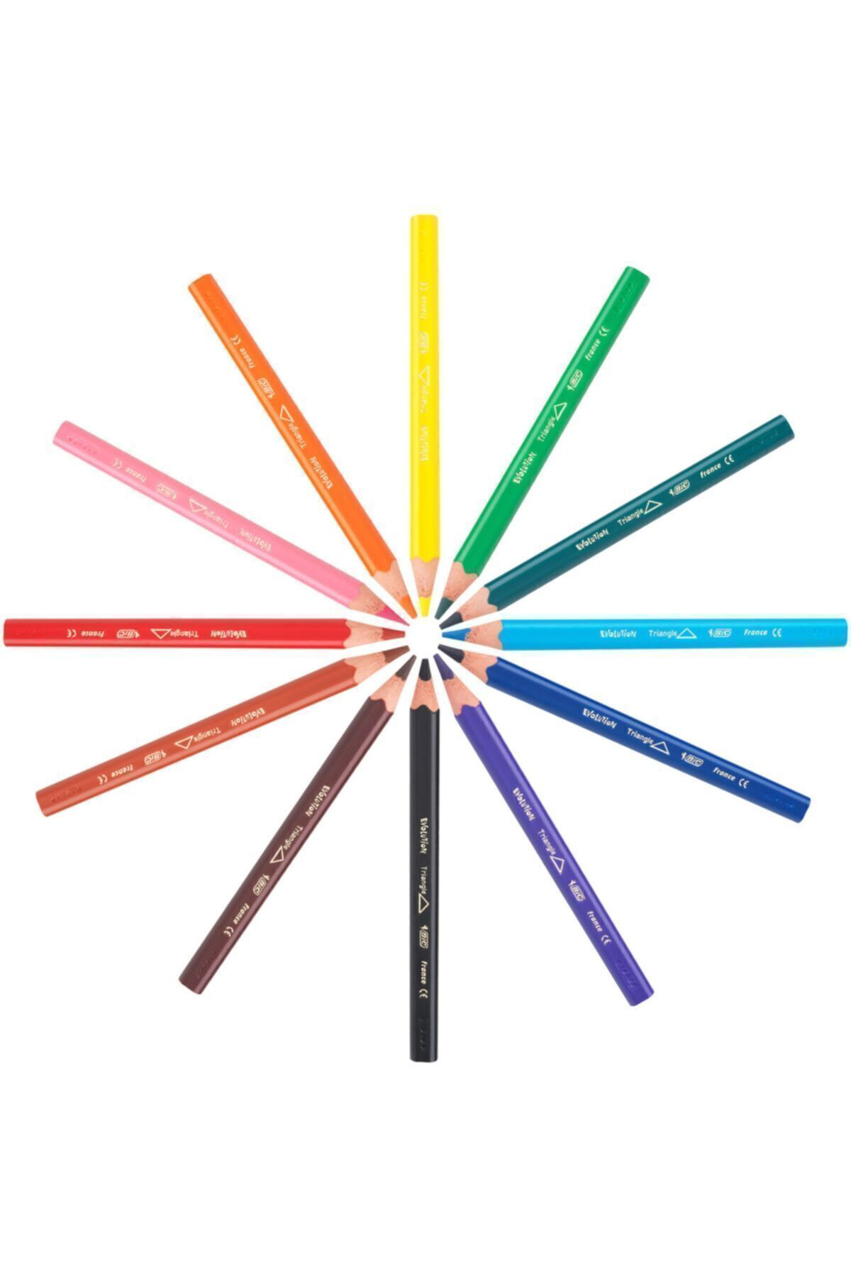 Jumbo Keçeli Boya Kalem 12'li  Jumbo Kuru Boya Kalem 12'li  Üçgen