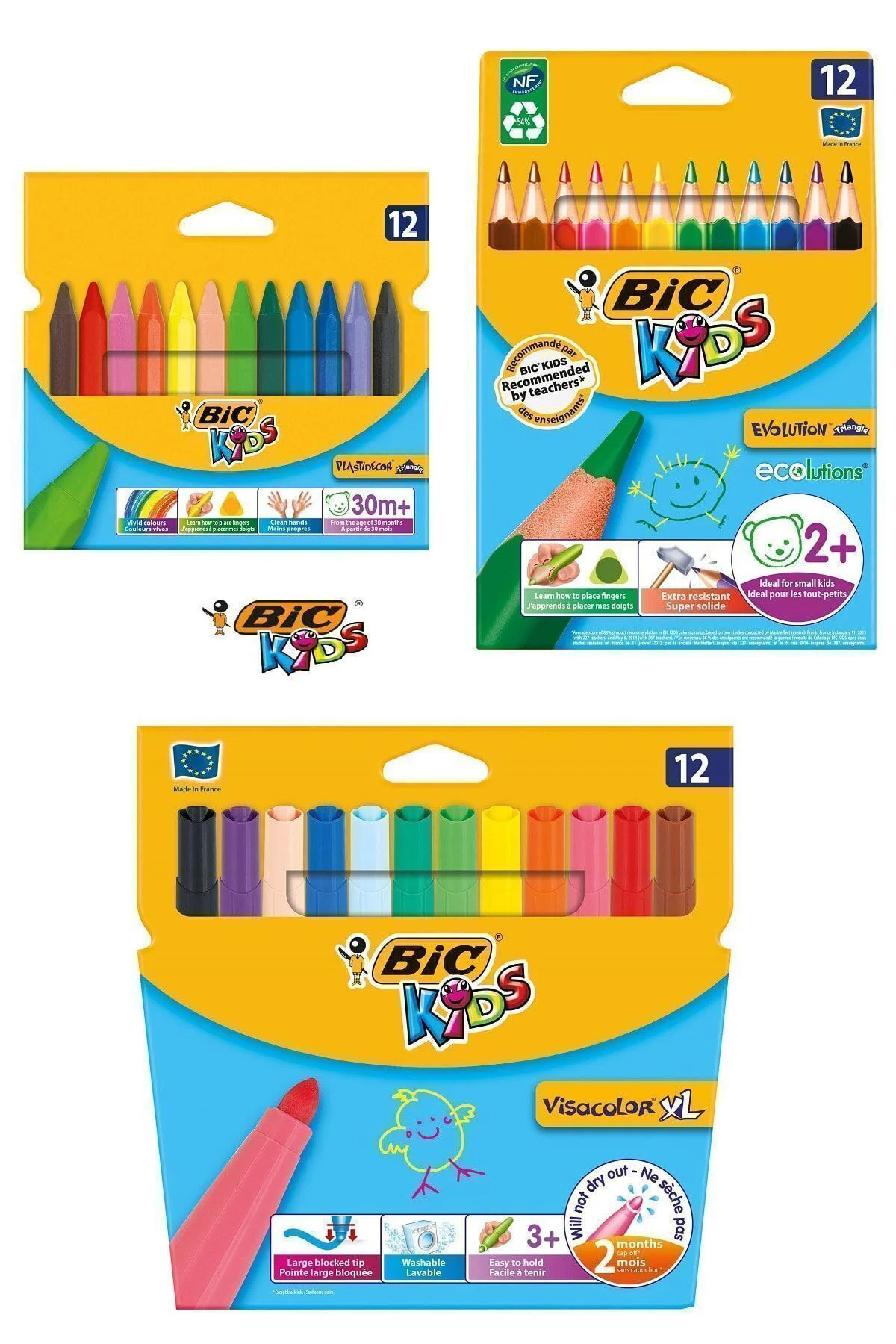 Jumbo Keçeli Boya Kalem 12'li  Jumbo Kuru Boya Kalem 12'li  Üçgen Pastel Boya Kalemi 12'li Fiyatı, Yorumları ve Özellikleri