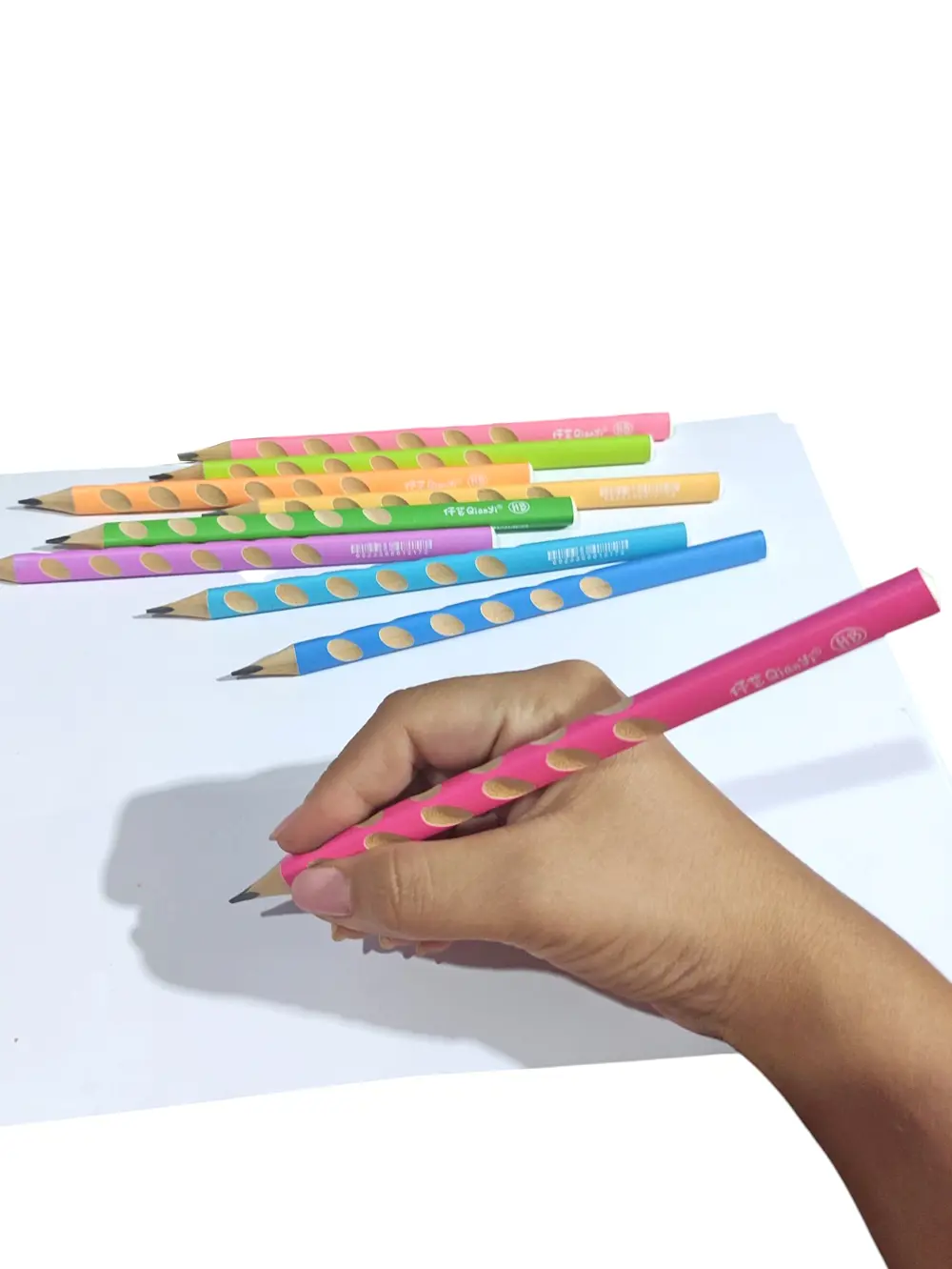 Jumbo Sağ Sol Tutuş Kalemi Elips Girintili Üçgen Kurşun Kalem İlk