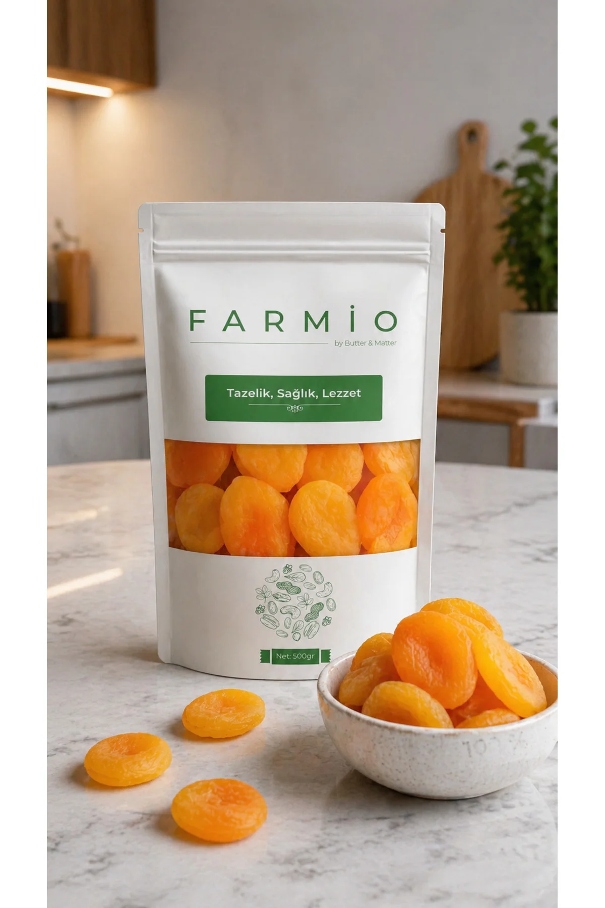 Jumbo Sarı Kuru Kayısı 1kg - Taptaze Yeni Mahsül - Gurme Serisi