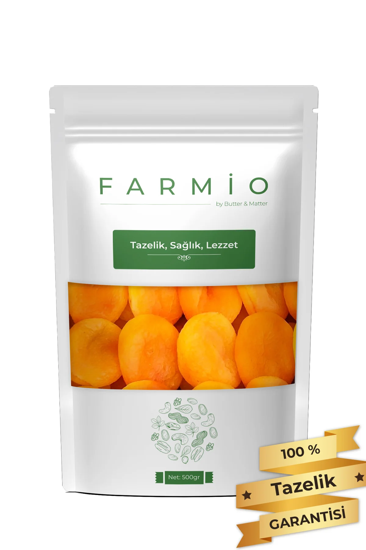 Jumbo Sarı Kuru Kayısı 500gr - Taptaze Yeni Mahsül - Gurme Serisi