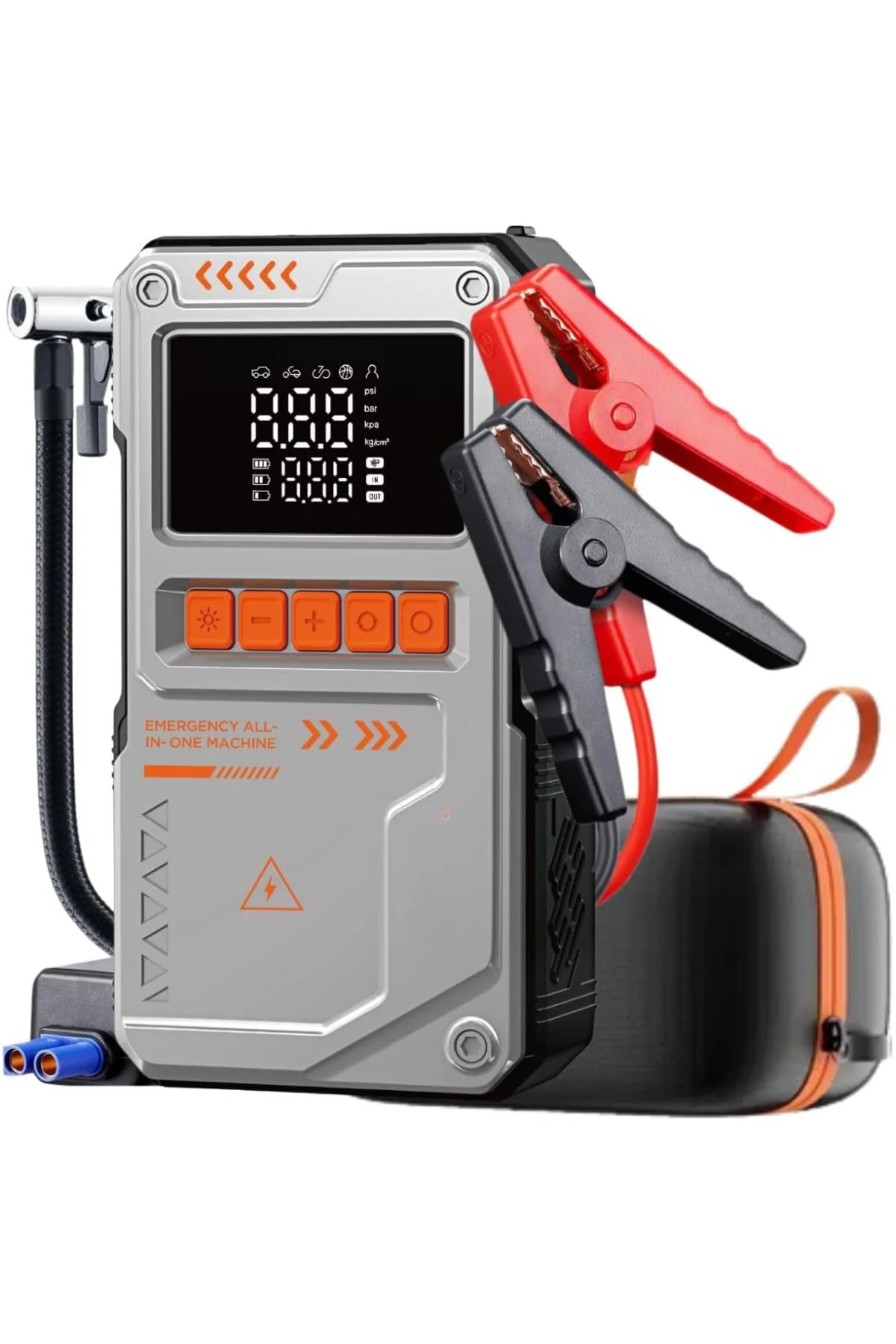 Jump Starter Auhma Akü Takviye Cihazı 10.000 mAh 4'ü 1 Arada Powe