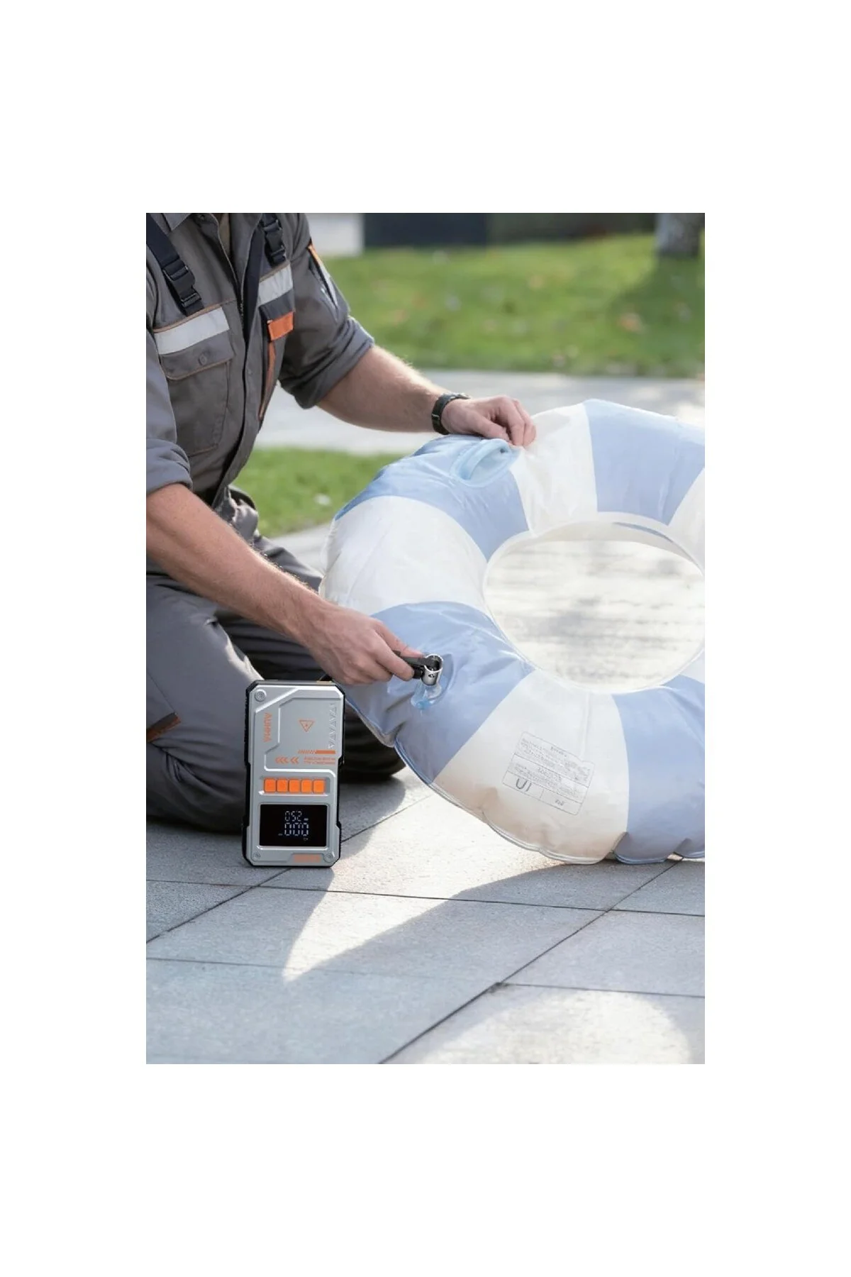Jump Starter Auhma Akü Takviye Cihazı 10.000 mAh 4'ü 1 Arada Powe