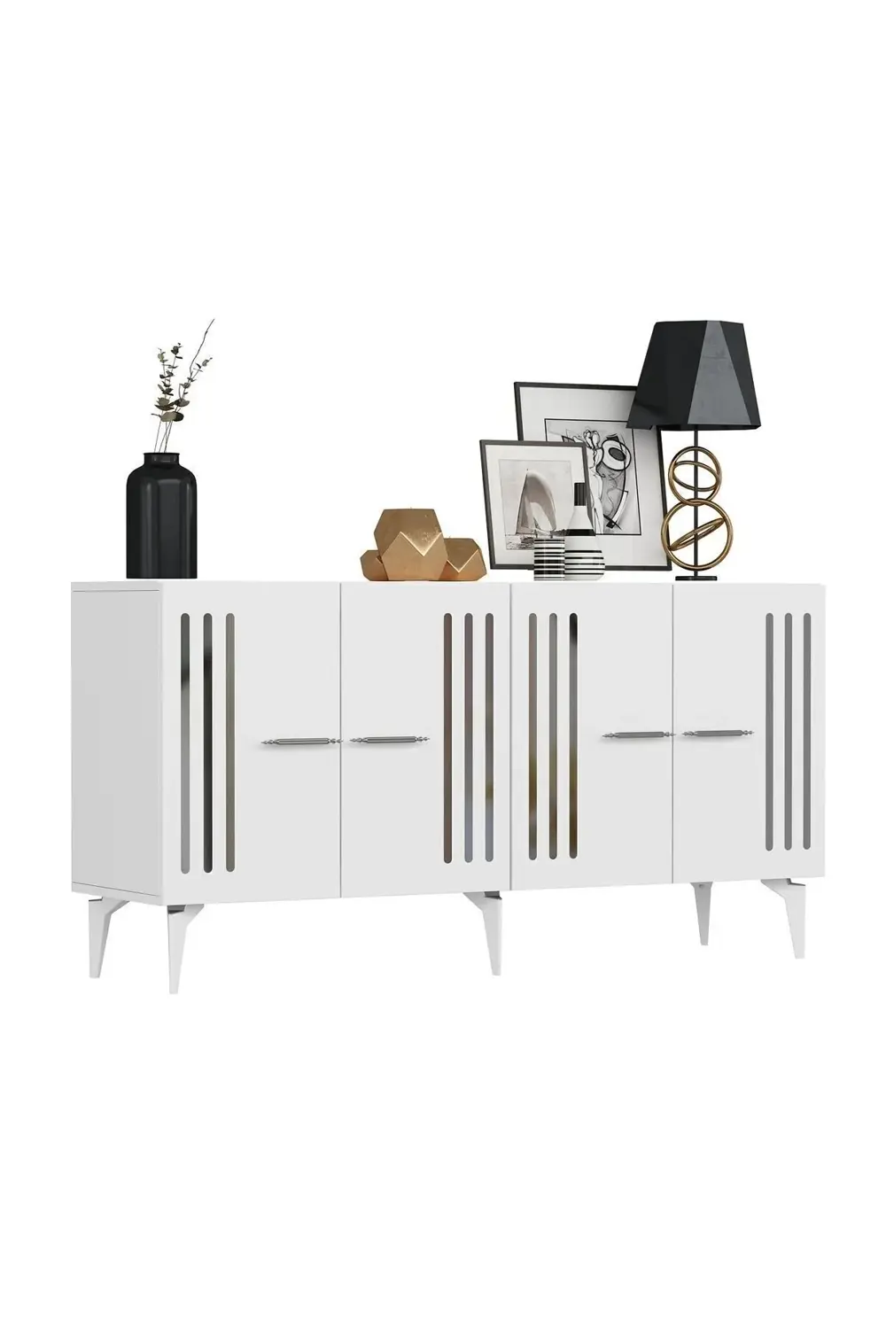 JUNES KONSOL BEYAZ-GÜMÜŞ