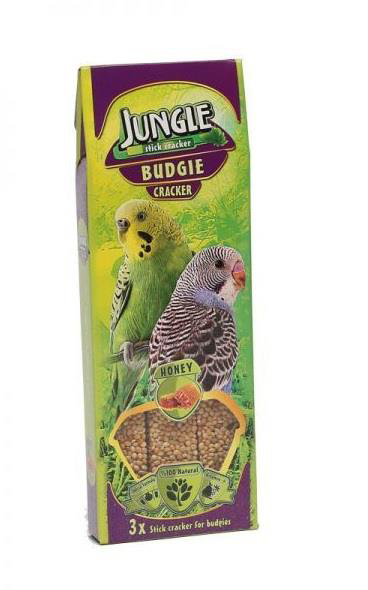 Jungle Muhabbet Kuşu Ballı Krakeri 3'lü