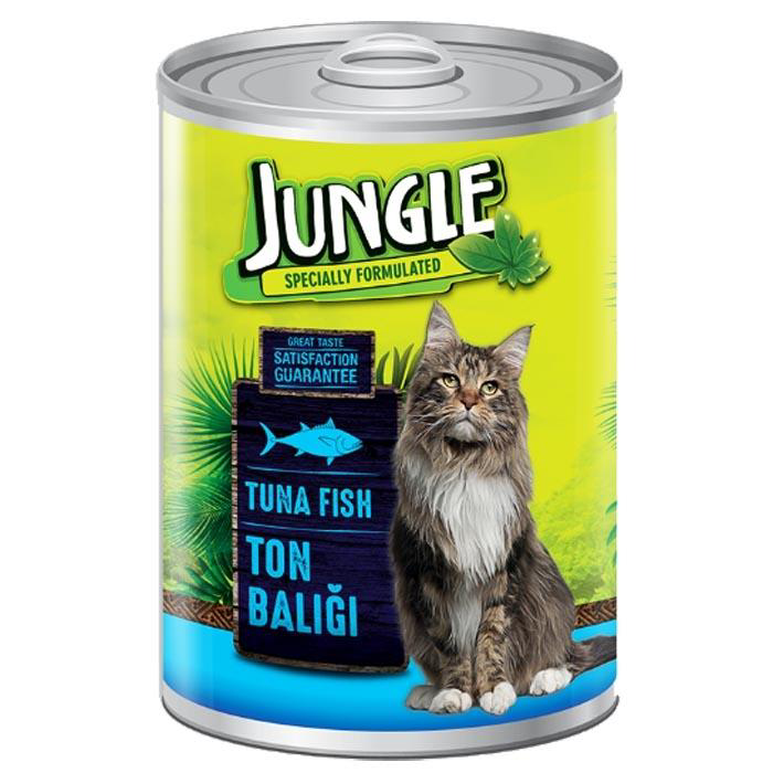 Jungle Ton Balıklı Kedi Konserve 415 gr