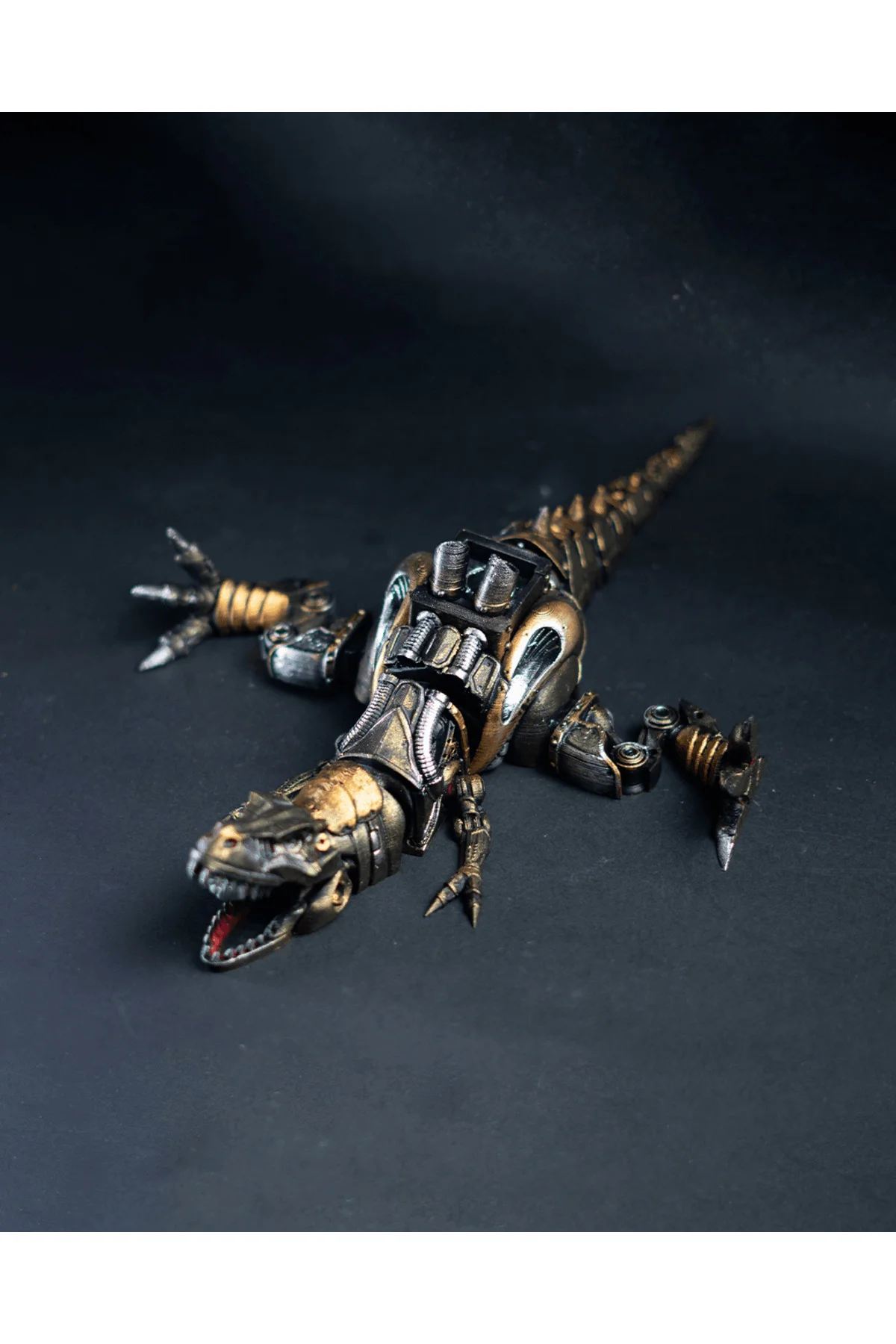 Jurassic Park Hareketli Trex Dinozor Oyuncak Steampunk Hareketli Oyuncak Dinozor