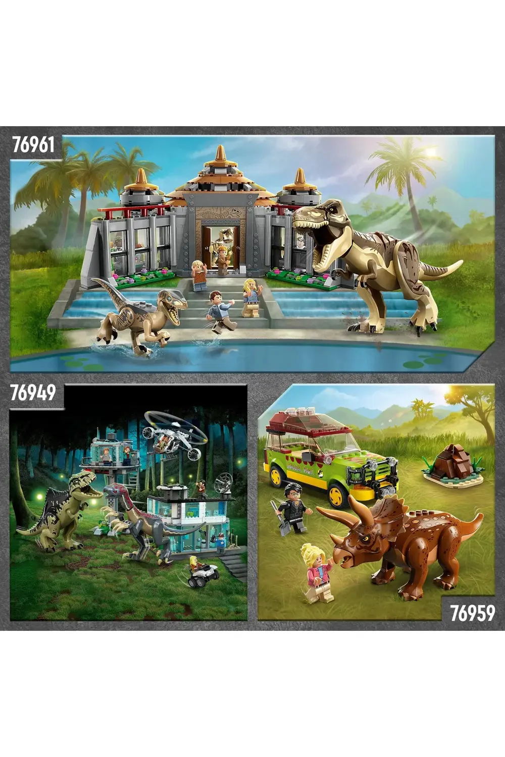 ® Jurassic World Dinozor Fosilleri: T. rex Kafatası 76964- 9+ Oyu