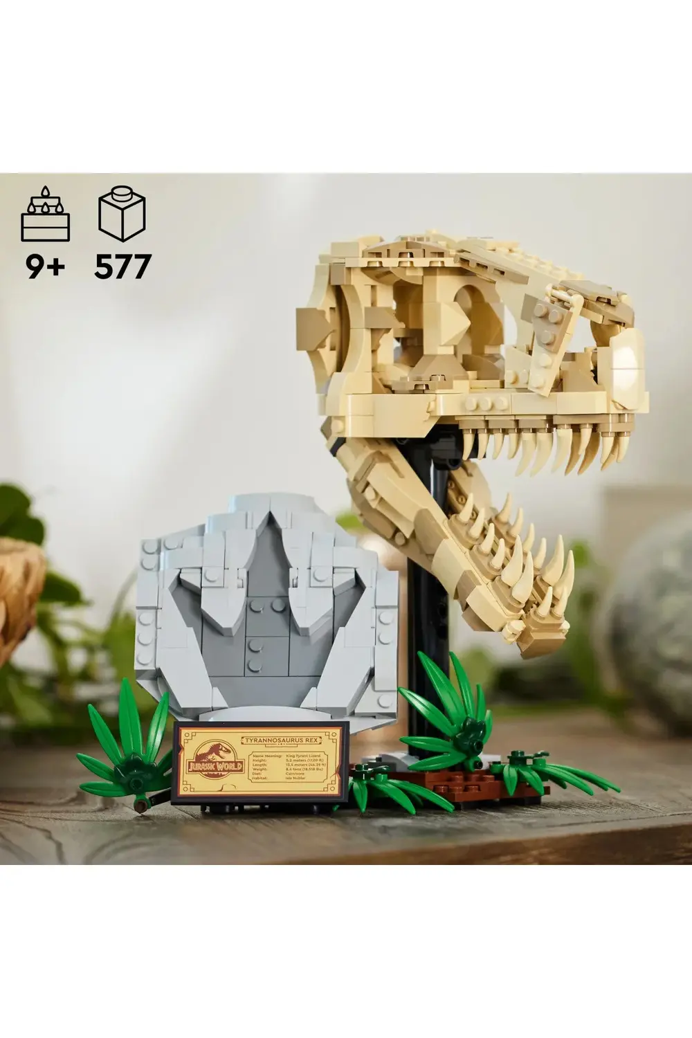 ® Jurassic World Dinozor Fosilleri: T. rex Kafatası 76964- 9+ Oyu
