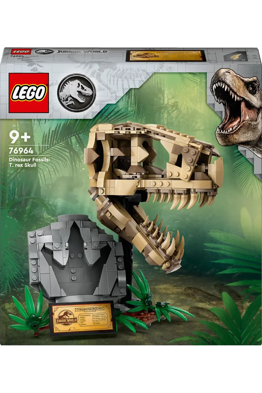 ® Jurassic World Dinozor Fosilleri: T. rex Kafatası 76964- 9+ Oyu