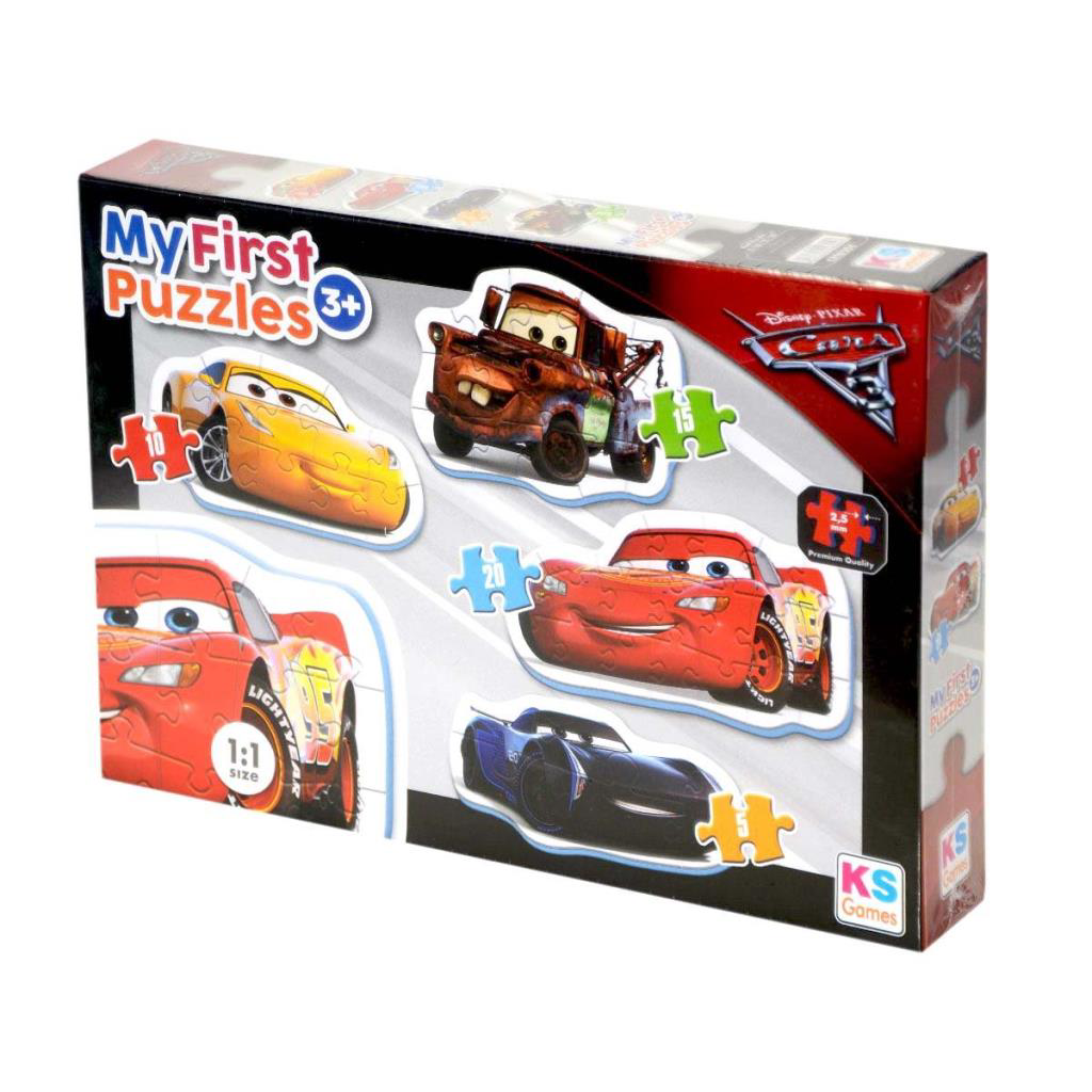 Just Cheap Store KS Cars Benim İlk Yapbozum 4'ü Bir Arada