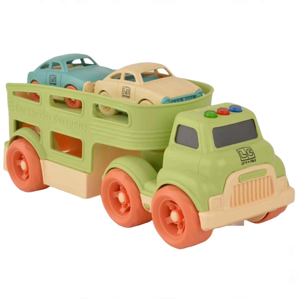 Just Cheap Store LC Sesli ve Işıklı Taşıyıcı Tır 3 Parça