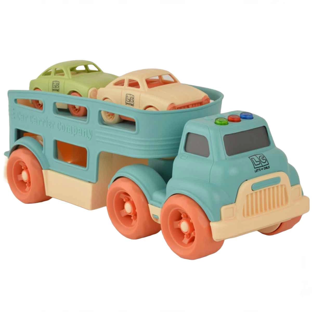 Just Cheap Store LC Sesli ve Işıklı Taşıyıcı Tır 3 Parça