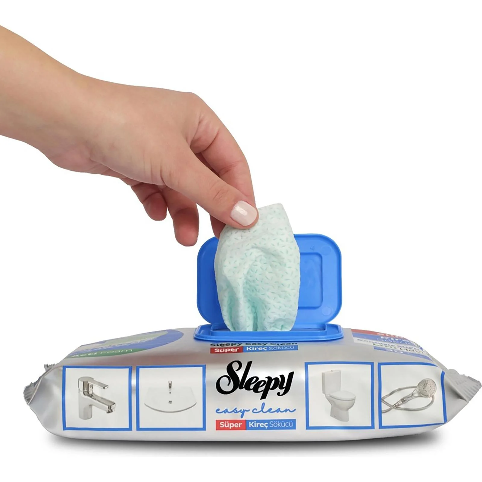 Just Cheap Store Sleepy Yüzey Temizlik Havlusu 30 Adet Kireç Çözü