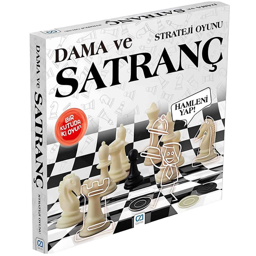Just Cheap Store Dama ve Satranç Kutulu Oyun Just Cheap Store Dama ve Satranç Kutulu Oyun