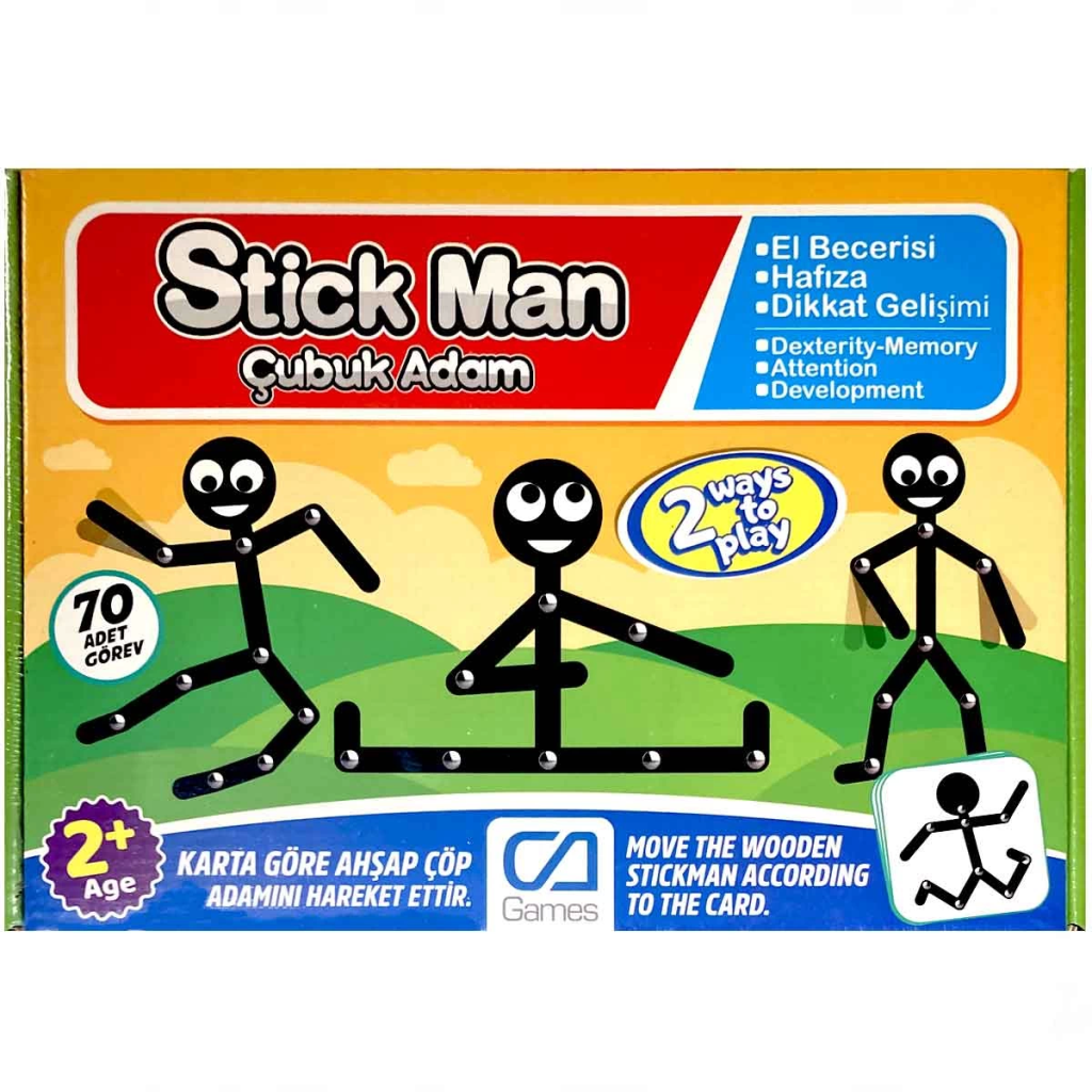 Just Cheap Store Stick Man Çubuk Adam Kutu Oyunu
