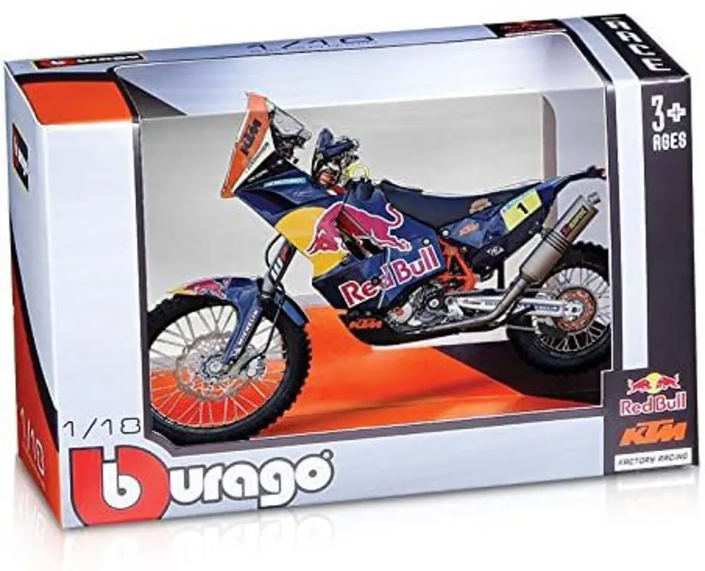 Just Cheap Store Bburago 1:18 KTM 450 Model Motor Just Cheap Store Bburago 1:18 KTM 450 Model Motor