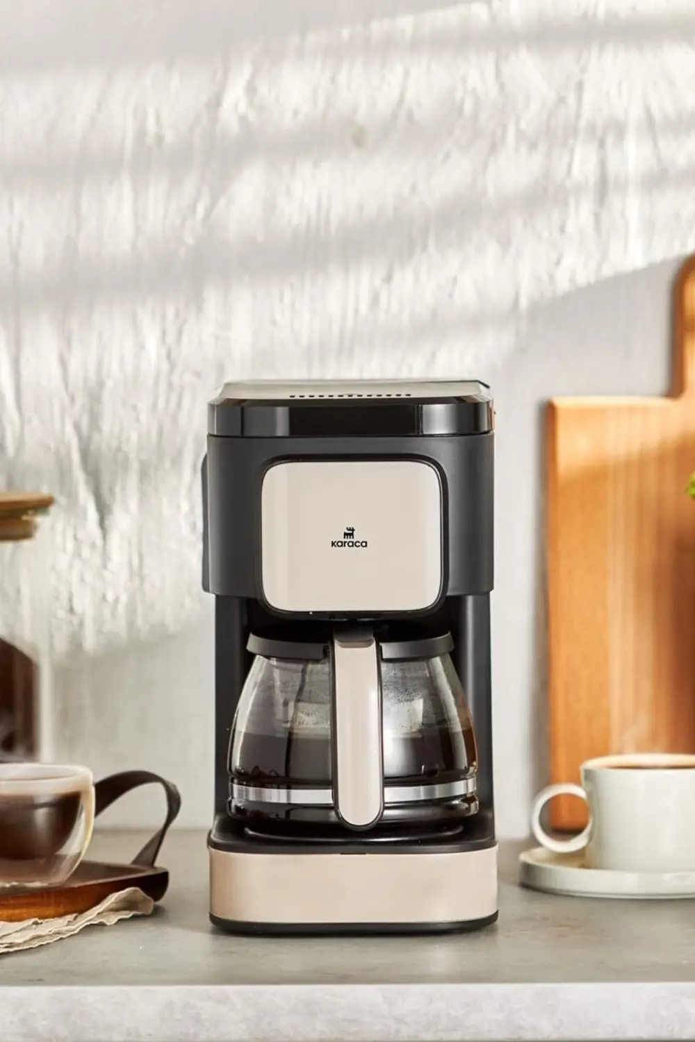 Just Coffee Aroma 2 In 1 Filtre Kahve Ve Çay Demleme Makinesi Bej