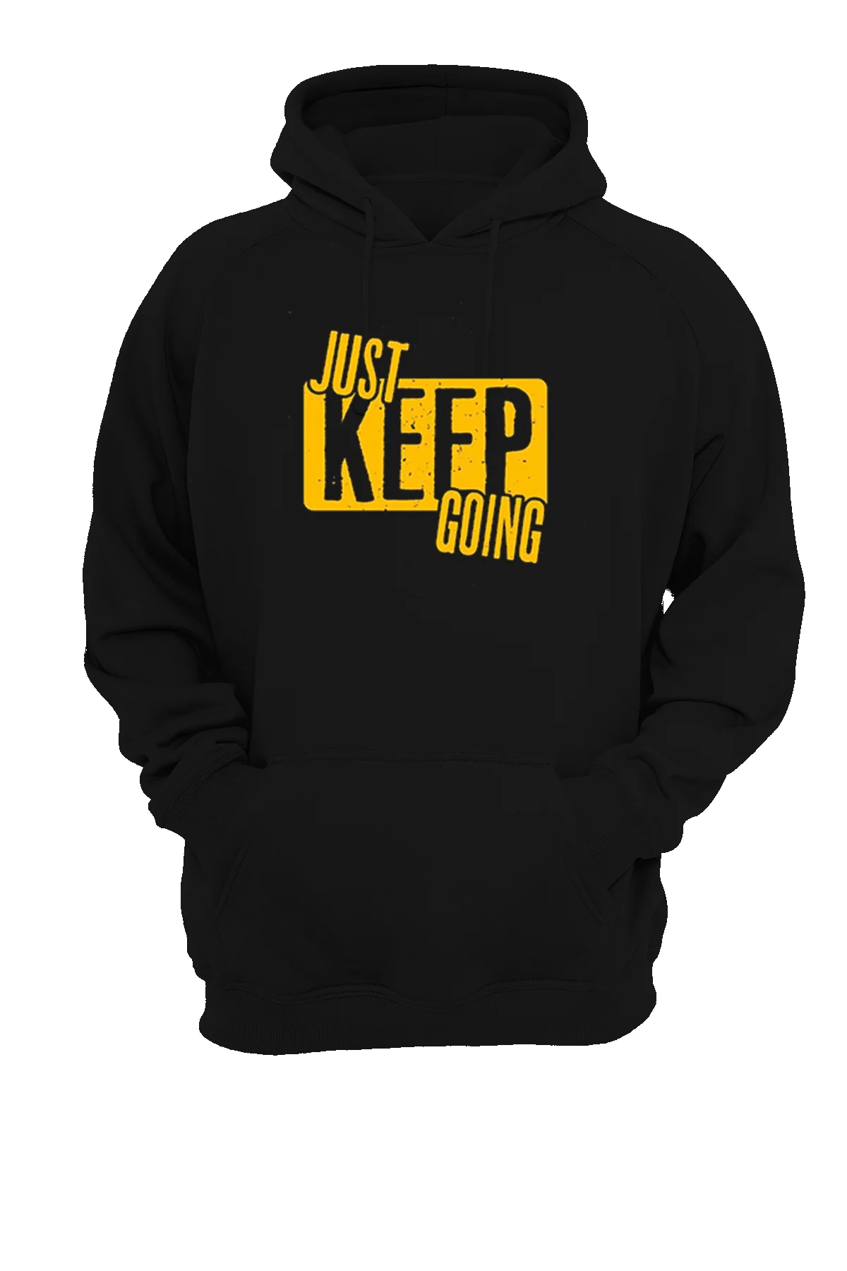Just Keep Going Baskılı , 3 iplik. Şardonlu, İçi Polar, Kalın, (600 gr.) Sweatshirt