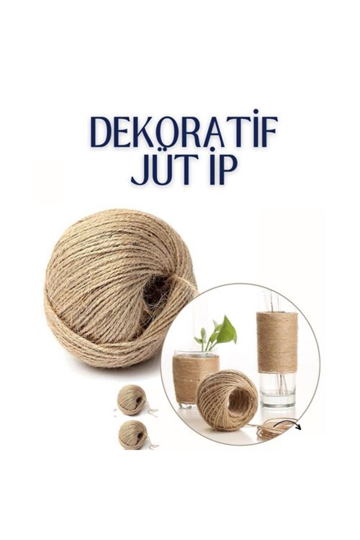 Modacar Jüt Çok Amaçli Dekoratif İp 100 Metre