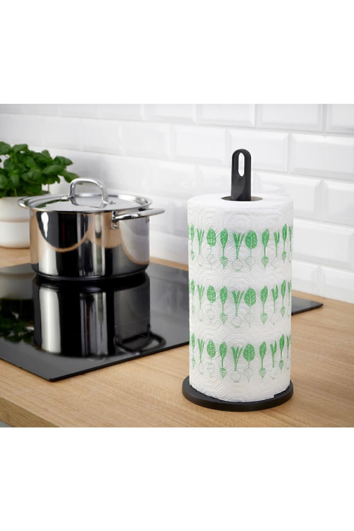 İkea Jüt Famılj Havlu Peçetelik, Kağıt Havlu Standı, Antrasit, 30Cm Si
