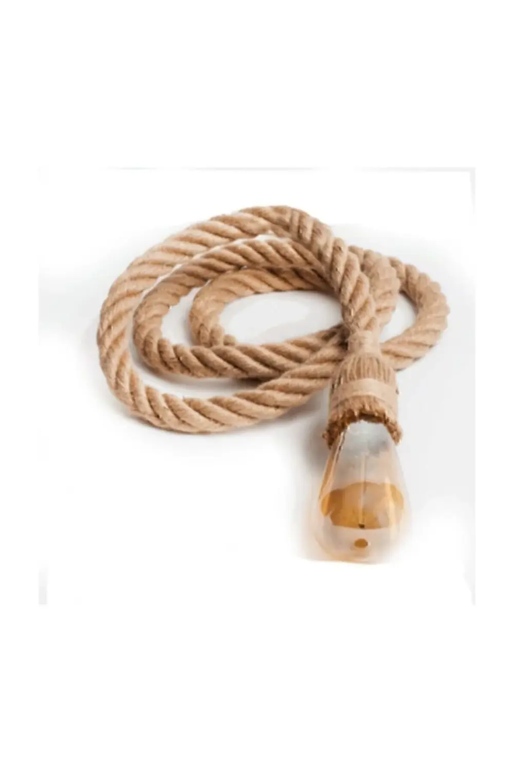 Jüt Halat Sarkıt Duy (1 Metre) Rustik Ampul Için