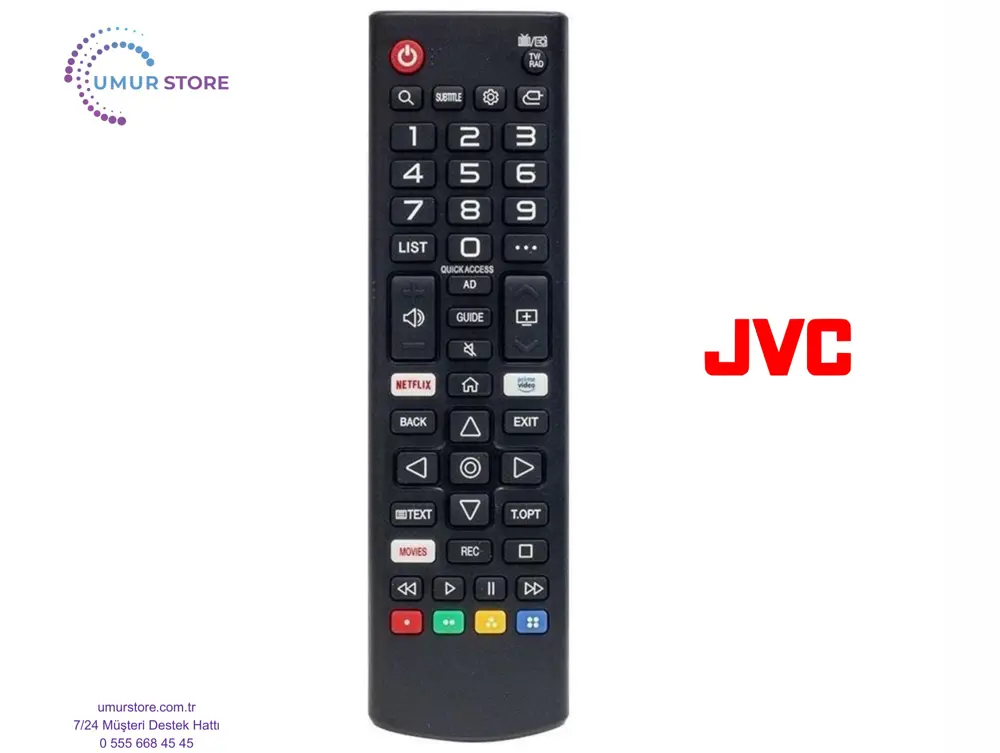JVC Webos Smart Televizyon Kumandası-Mikrofonsuz