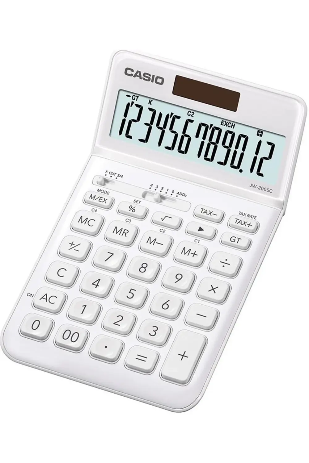 JW-200SC-WE 12 Hane Beyaz Masa Üstü Hesap Makinesi