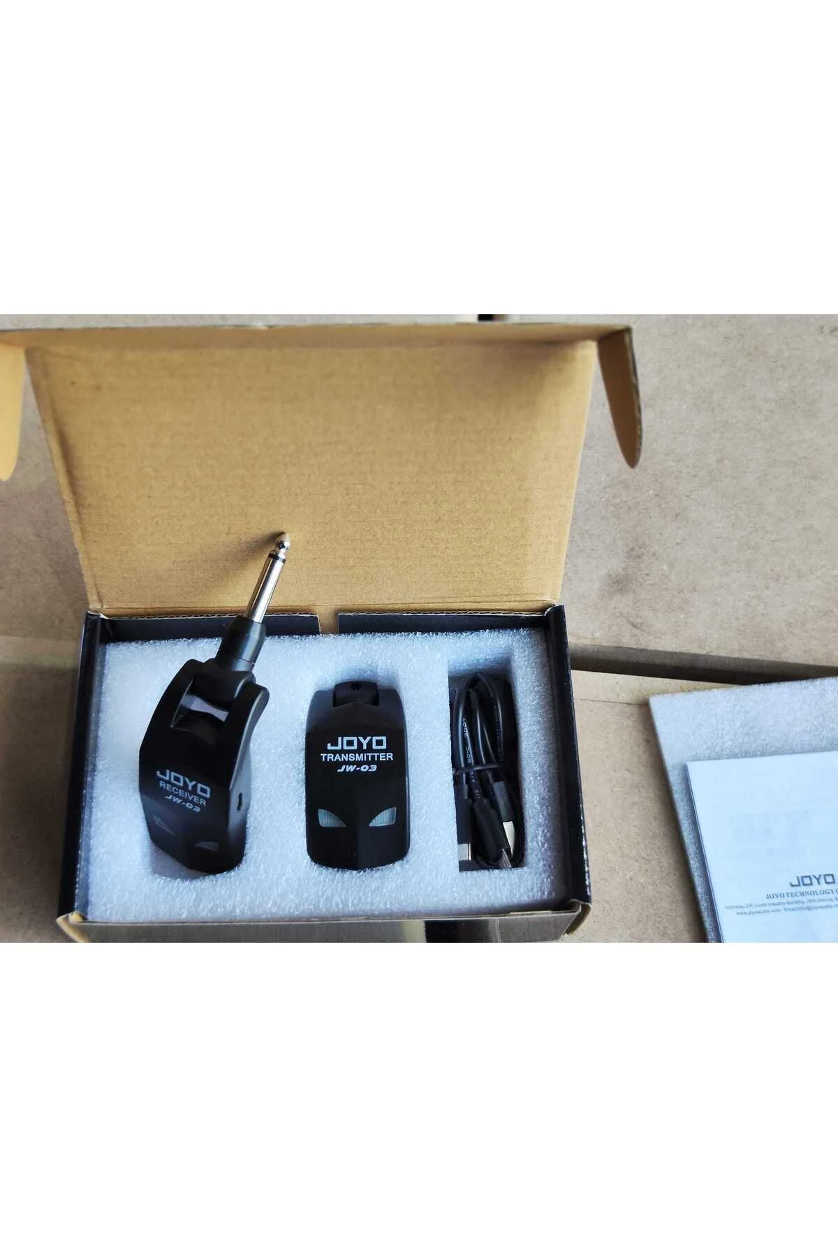 Jw03 2.4ghz Digital Wireless Jak Girişli Tüm Esntrümanlar Için Telsiz Enstrüman Sistemi