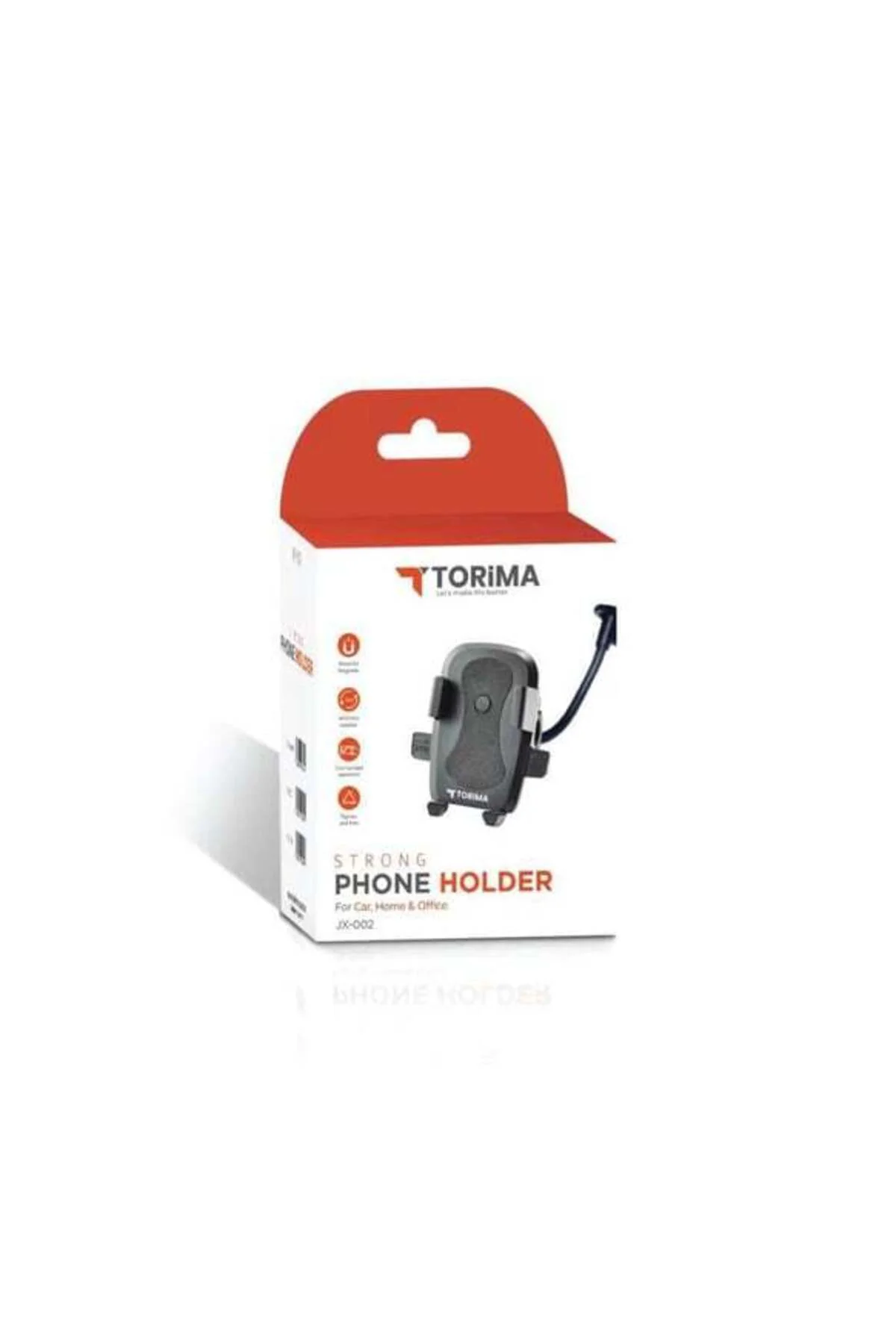 JX-002 27 cm Uzun Araç İçi Telefon Tutucu – Esnek ve Sağlam Tasar