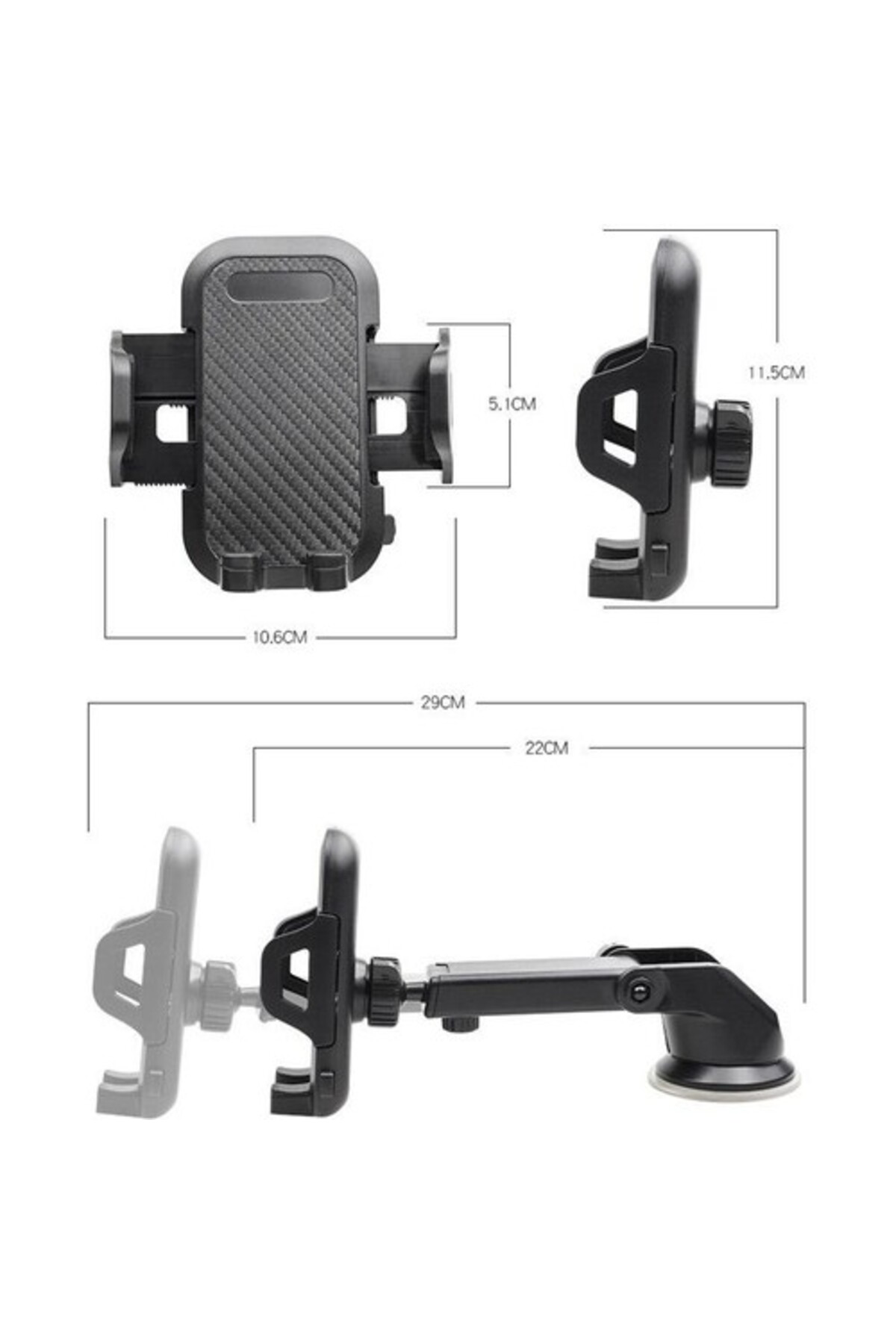 Torima Jx-010 Çok Amaçlı Magnetic Araç İçi Telefon Tutucu